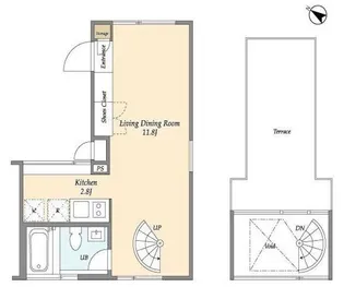 Modelia Brut表参道【3階】の間取り