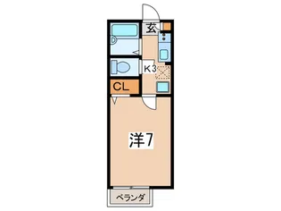 Lofficiel【2階】の間取り