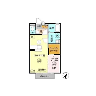 メゾン・ド・フルール【2階】の間取り