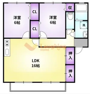ベルナールII【1階】の間取り