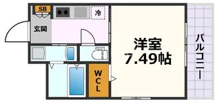 UN ROOM【2階】の間取り
