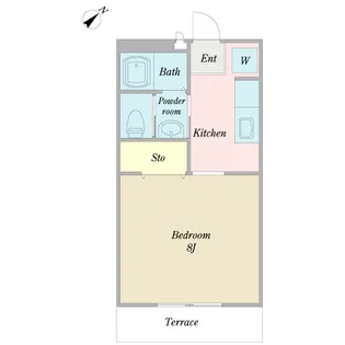 エクシアII【2階】の間取り