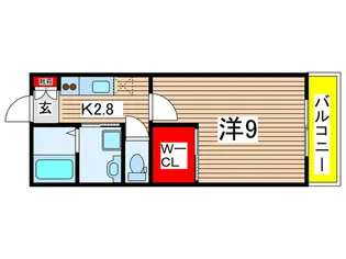 サンウエスト楓館【1階】の間取り