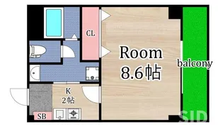 フィオーレ滝井【3階】の間取り
