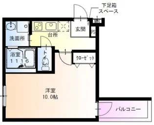 フジパレス吹田泉町サウス【1階】の間取り