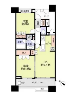 アクシルコート大塚【4階】の間取り
