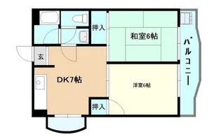 マンションせと【3階】の間取り
