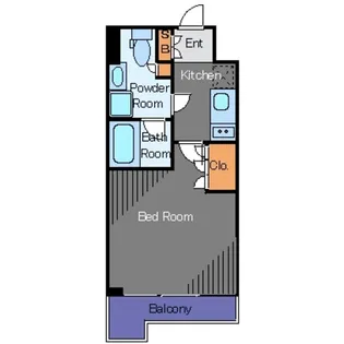 ル・サレーヴ【3階】の間取り