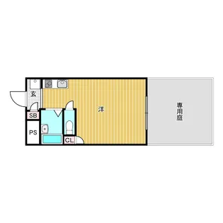 パラツィーナ甲子園口I【1階】の間取り