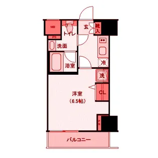 Log横浜鶴見【6階】の間取り