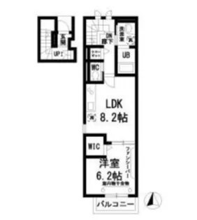 PLUM ESTATE【2階】の間取り