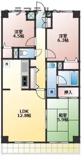 ノヴァデガイア【3階】の間取り