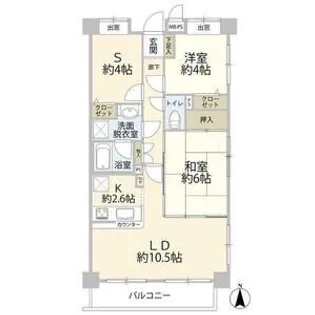 日神パレステージ亀戸第3【3階】の間取り