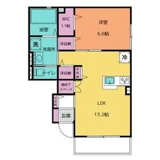 ホワイト【1階】の間取り