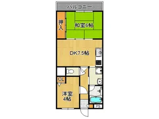 泉マンション【3階】の間取り