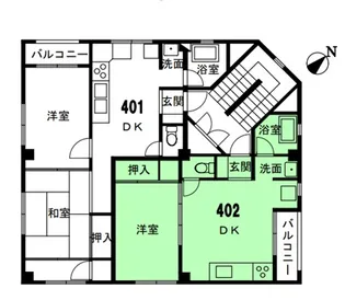 工藤ビル【4階】の間取り