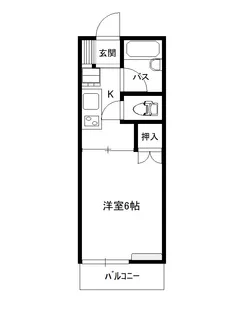 コーポ藤沢【2階】の間取り