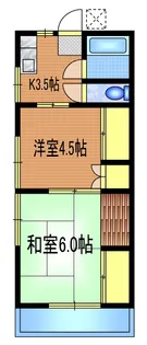 久栄ハイツ【2階】の間取り