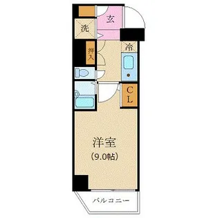 カスタリア新宿【5階】の間取り