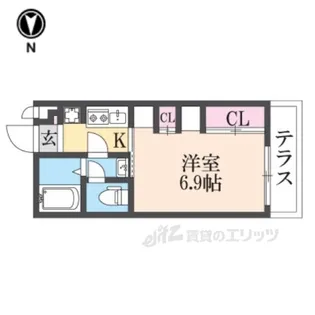 コンフォート南塚口町【3階】の間取り