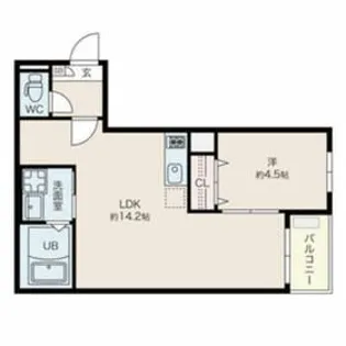 Jack ekimaedoriI【1階】の間取り
