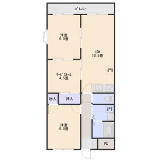 セラヴィ伊勢崎A【3階】の間取り