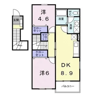 アクシアC【2階】の間取り