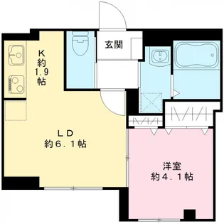 デスティーノ【1階】の間取り