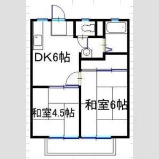 シティ御立【2階】の間取り