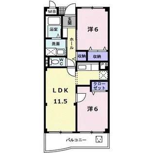 OAK ROYALI番館【3階】の間取り