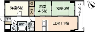 フォーラム180【7階】の間取り