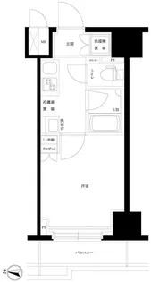 ルーブル大鳥居参番館【7階】の間取り