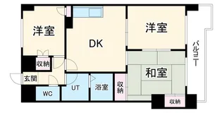 シャトーマスヒコ【6階】の間取り
