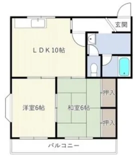 ビートル山本北E棟【3階】の間取り
