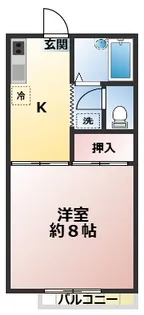 ハイツジュネス【2階】の間取り