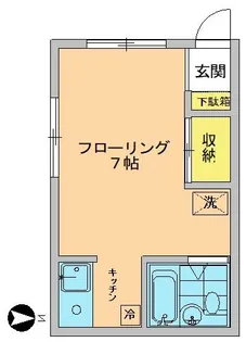 グレースハイツ【1階】の間取り