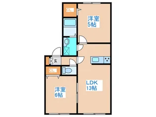 緑潭MIYAnoMORIさくら【1階】の間取り