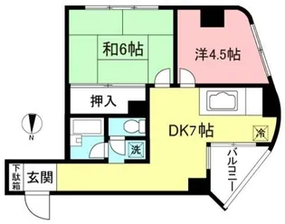 ハイムインパル【2階】の間取り