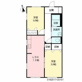 ペアーレ葛木 C棟【1階】の間取り
