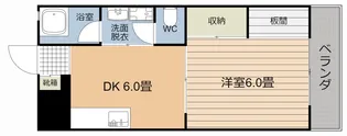 メゾン甲南【4階】の間取り
