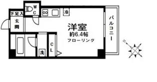 メゾンアワジII【2階】の間取り