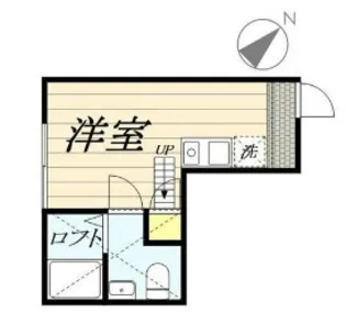 ベイルーム和田町【2階】の間取り
