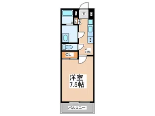 シィ-ゲル・ブ-ル【2階】の間取り