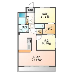 ハイツ清光【3階】の間取り