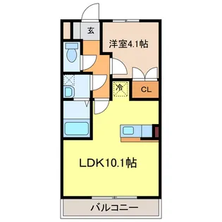 モンブランコート【2階】の間取り