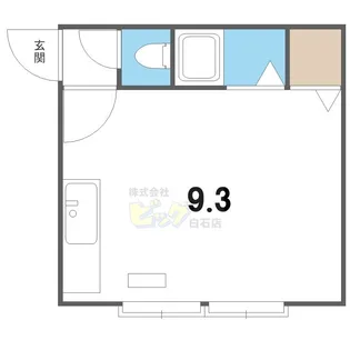 第17森宅建マンション【3階】の間取り