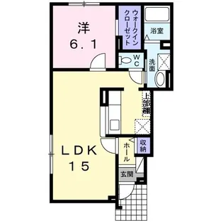 グランボヌールIII【1階】の間取り