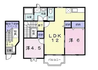 ユーベル【2階】の間取り