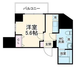 Alivis原木中山【3階】の間取り