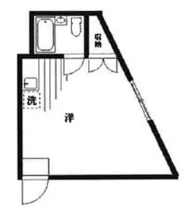 Hアパート【1階】の間取り